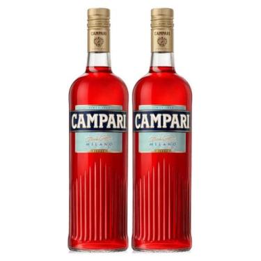 Imagem de Kit 2 Aperitivos Campari Bitter 998ml