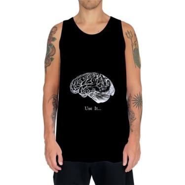 Imagem de Camiseta Regata Cérebro Inteligência Mental Psicologia HD 5 - Enjoy Sh