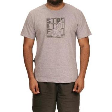 Imagem de Camiseta Fatal Surf Masculina Estampada Street Zero Toque-Masculino