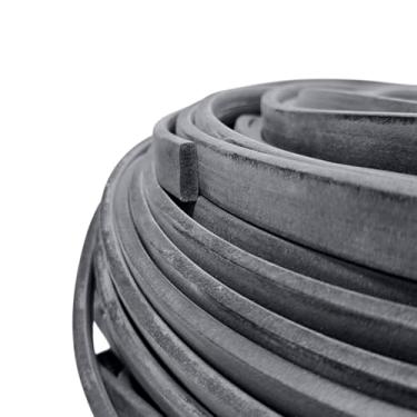 Imagem de Borracha Perfil Esponjoso Vedação 16x05mm Macio - 20 Metros Borrachas Londrina