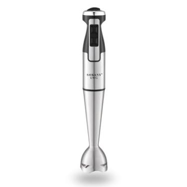 Imagem de Processador Mixer de Mão 1000W Vertical Turbo Whey Bebidas Sopas 110/220V (Prata 110V)