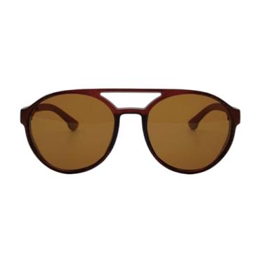 Imagem de Óculos De Sol Masculino Original Retro Alok Uv400 (Marrom)