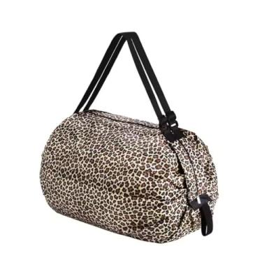 Imagem de Bolsa Dobrável Com Zíper Prática Para Academia Viagem Saco De Armazenamento Piquenique Alimentos Mercado Leve Grande Impermeável - ZAFIN