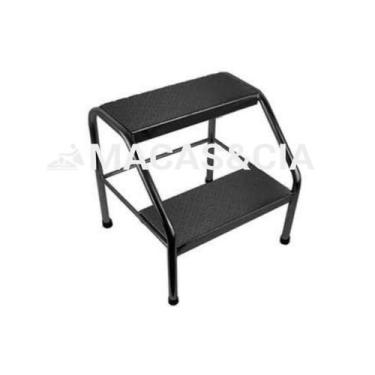 Imagem de Escada Escadinha 2 Degraus Para Maca Tatoo e Estética Geral - BEST PRO