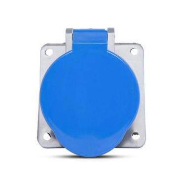 Imagem de Tomada Embutir 3P+N+T 63A 200/250V A5549 Azul Steck