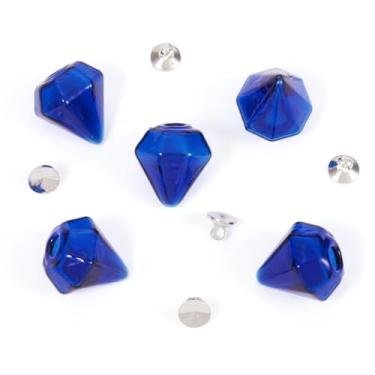 Imagem de Spritewelry 5 pingentes de garrafa de vidro de diamante, mini pingentes vazios de garrafa de desejos, pingentes minúsculos com fecho de tampa, para decoração de brincos, colares, pendurar, Vidro, Sem