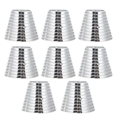 Imagem de 8 peças de acessórios de metal com, punhos elásticos, rabo de cavalo, dentes, fivelas, gravata feminina, gótica, punk, feminino com clipe alto: prendedor de, prendedor