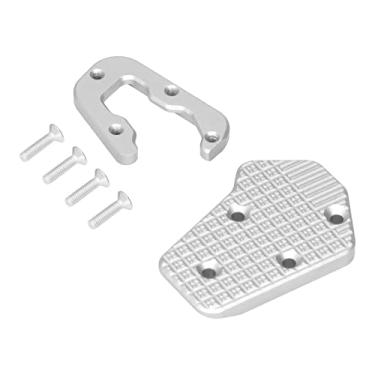 Imagem de Extender da alavanca de freio de motocicleta GRCFUMO, almofada de aumento do freio traseiro da liga de alumínio CNC, substituição do suporte para pés traseiro para F900XR 2020 2021 (Plata)