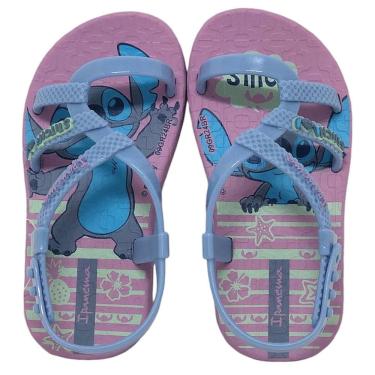 Imagem de Sandalia Infantil Menina Conforto Casual Stitch Ipanema