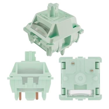 Imagem de Interruptores de teclado Gateron Coral com mola de dois estágios, 43gf 5 pinos RGB SMD pré-lubrificado de fábrica para teclado mecânico MX para jogos (36 peças)