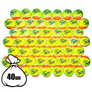 Imagem de Bola de Beach Tennis Spin Praia - Pacote com 40 Bolas