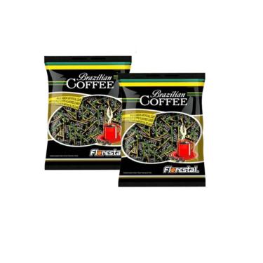 Imagem de Bala de Café Florestal Brazilian Coffee Pacote 500gr-2pct