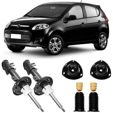Imagem de 2 Amortecedor Novo Palio 2012 a 2017 Dianteiro Motorista Passageiro Nakata e Kit