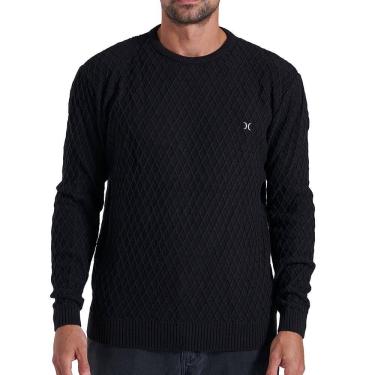 Imagem de Tricot Hurley Colmeia WT25 Masculina Preto