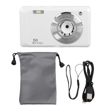 Imagem de Câmera Digital 4K, Câmera de Vlog de 50MP com Foco Automático, Tela Colorida de 2,7 polegadas, Zoom de 16X, Câmera Digital Compacta Portátil para Adolescentes e Adultos