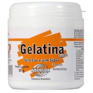 Imagem de Gelatina sem Sabor 50g - Arcolor