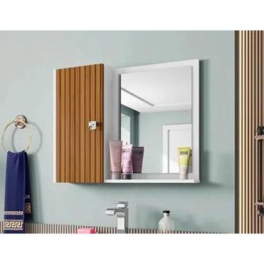 Imagem de Armario Espelheira Com Porta Suspenso Genova Para Banheiro  - Pek Móve
