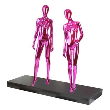 Imagem de Base Tablado G2 Para Manequim Vitrine 1,50m Preto Cód.401 - KLITHOVIT 