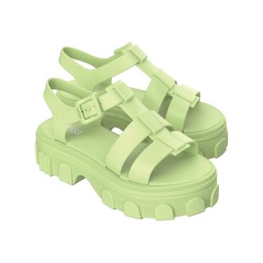 Imagem de Sandália Plataforma Melissa Ella Adulto Original Cor:Verde;Tamanho:38
