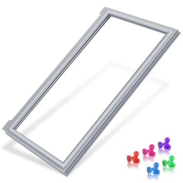 Imagem de Gaxeta de porta de geladeira W10830055 atualizada compatível com junta de porta Whirlpool, WRF555SDFZ W10163991 W10443238 Vedação de junta de porta para Maytag kitchenaid Kenmore Gaxeta de porta de