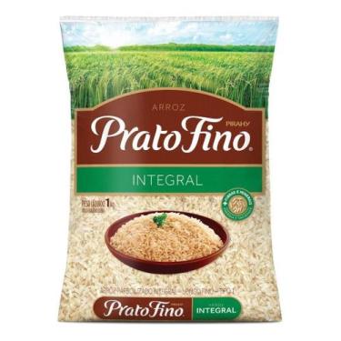 Imagem de Arroz Parboilizado Tipo 1 Integral Prato Fino Pacote 1kg