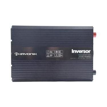 Imagem de Inversor de Onda Modificada MSW112 2000W 12V/127V USB Hayonik - 84816