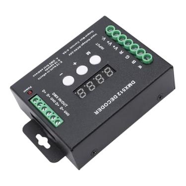 Imagem de Decodificador LED de LED de Exibição Digital 4CH, DMX512 Controlador Constante de Tensão RGBW Decodificador para Módulo de Iluminação de Estágio, Acessórios de Iluminação de