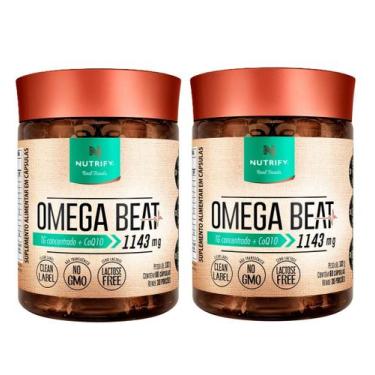 Imagem de 2x Ômega Beat - Nutrify 60 cápsulas