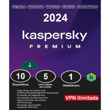 Imagem de Kaspersky Antivírus Premium 10 Dispositivos 1 ano 2025
