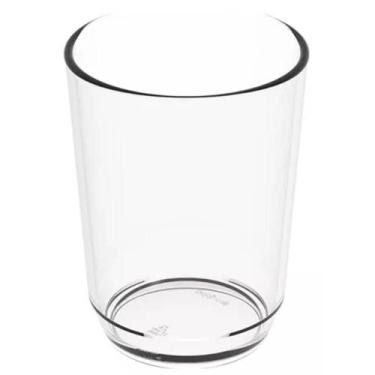 Imagem de 48 Copos Plásticos Refeitório Restaurante 500ml Transparente Servir Su