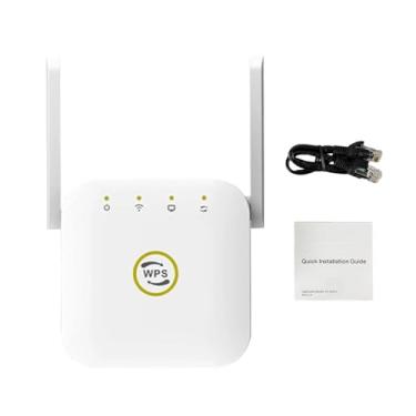 Imagem de Extensor de Internet WiFi Booster, Repetidor Wifi, Extensor WiFi externo mais rápido sem fio, Extensor Wifi externo, extensor branco de longo alcance Wifi Booster para casa, hotéis, ambientes