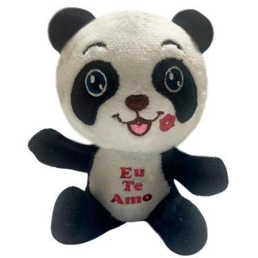 Imagem de Urso Panda Happy De Pelúcia 11cm Amor Namorado - Jg2pçs - PELUCIASECIA