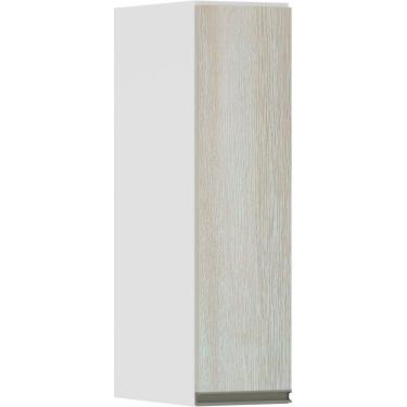 Imagem de Armário Perola 20cm 1 Porta Branco Polar C/Legno Crema