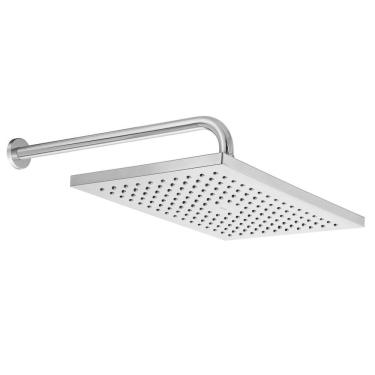 Imagem de Chuveiro Com Tubo De Parede Retangular 360x240 Mm Rainsense Roca Cromado