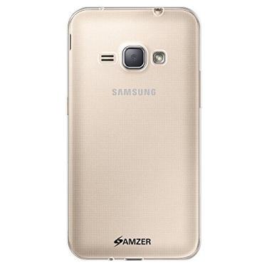 Imagem de AMZER Capa de proteção macia de gel TPU para Samsung Galaxy J1 2016 SM-J120F - transparente