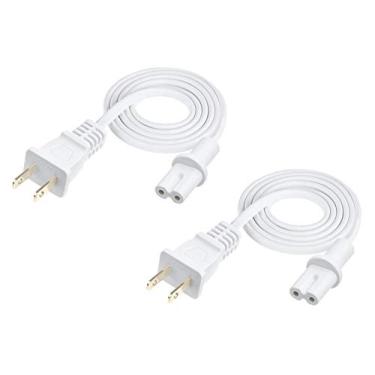 Imagem de Vebner Cabo De Alimentação Compatível Com Sonos Five, Play 5, Beam, Ray, Arc, Arc Ultra, Amp, Playbase, Sub Gen 3 E Mini (Branco, Pés)