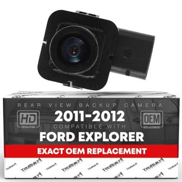 Imagem de Câmera de backup retrovisora – compatível com Ford Explorer 2011-2012 – Substituição da câmera Reverse Park Assist – OEM BB5Z19G490A, 590-420