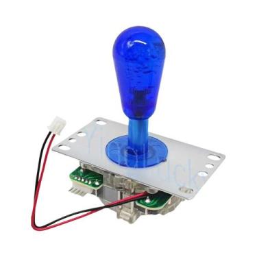 Imagem de Joystick Arcade Iluminado Com LED Colorido 5V Para Máquinas De Venda A