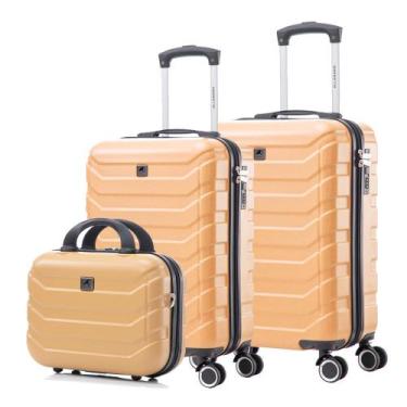 Imagem de Kit Mala Bordo 3 Peças com Frasqueira + 10kg + 8kg ANAC - Geral, P015 