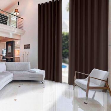 Imagem de Cortina Solaris Blackout Corta Luz de Tecido 5,40m Larg. x 5,00m Alt. 