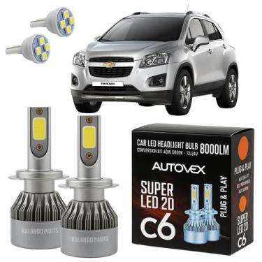 Imagem de LED H7 Super Branca Farol Baixo Automotiva Tracker 13 A 2016 - Autovex