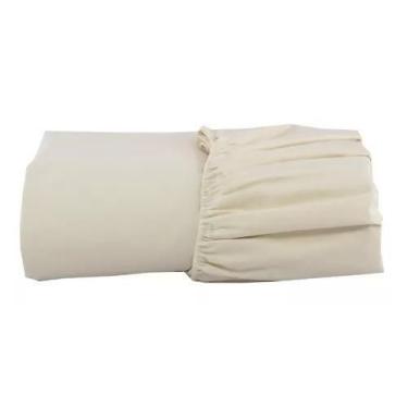 Imagem de Lençol King Avulso Com Elástico Percal 100% Algodão 200 Fios  - Forte 