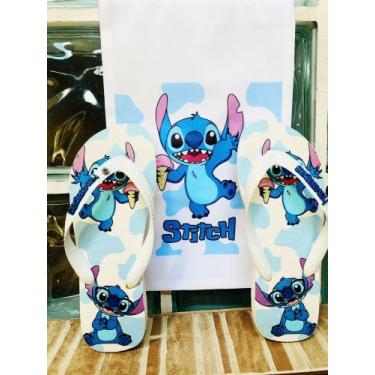Imagem de Chinelo Havaianas Feminino Stitch, 39