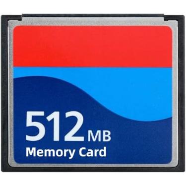 Imagem de Cartão de memória CF 512MB tipo I para câmera controle numérico máquina-ferramenta cartão de armazenamento