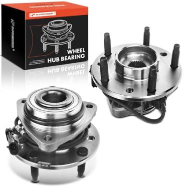 Imagem de A-Premium 2 rolamentos de roda dianteira e conjunto de cubo com ABS e 5 terminais compatíveis com Chevy & GMC & Isuzu & Oldsmobile - 1997-2005 - Blazer, S10, Jimmy, Sonoma, Hombre, Bravada