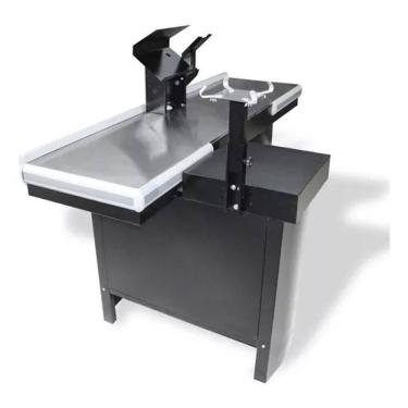 Imagem de Check Out Supermercado 1,80m L Caixa Comércio Completo Amapá Cor Preto Perfil Cinza