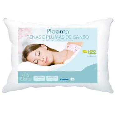 Imagem de Travesseiro 80% Penas 20% Plumas de Ganso 50x70 cm - Plooma