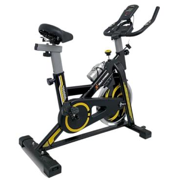 Imagem de Evolux, Bicicleta Ergométrica Spinning 13kg Evopro Mile Fitness Monitor 5 Funções, Sensor Cardíaco, Ajuste de Altura, Regulagem