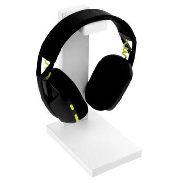 Imagem de Suporte Fone Headset Decorativo Mesa Quarto Gamer - Beto Moveis, BRANC