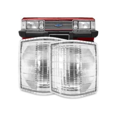 Imagem de Par Lanterna Dianteira Opala 80 A 87 - Cristal Super Novo